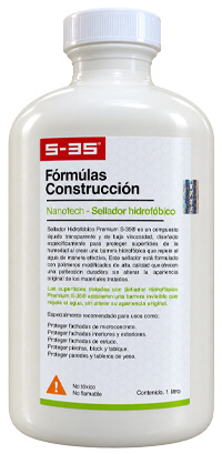 Envase de 1 L de Nanotech Sellador hidrofóbico S-35